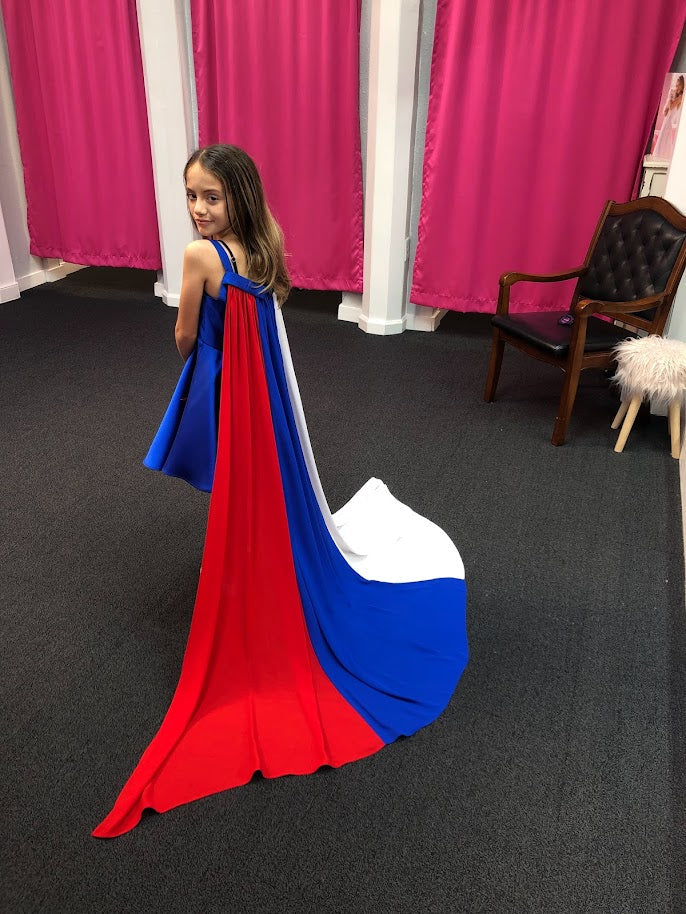 Wedding Red White Blue Dress Gown Pageant Red White And Blue Outfits American Patriot Dress Wedding Red White Blue Dress Gown Pageant Red White And Blue Outfits American Patriot Dress
