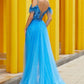 Amarra 88534 Short Cut Glass Cocktail Prom Dress Off the shoulder Feather Prom Dress Overskirt With elements like the feather straps and the sheer overlay skirt, AMARRA 88534 is sure to take your breath away. The cut-glass mirror accents add a touch of sparkle to your overall prom look, while the short design provides plenty of room for movement, perfect for dancing the night away. 