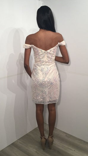 Jovani JVN05251 Size 10 Lilac Short Cocktail Dress Sequin