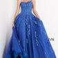 JVN06644-Cobalt-Blue-prom-dress-front-lace-ballgown