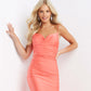 JVN07641-coral-prom-dress-front-cowl-neckline-ruched-body-sweeping-train