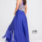 Jovani JVN 48709 Size 6,10 Royal Blue Long A Line Evening Dress Embellished