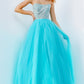 Jovani JVN52131 Prom Dress Ballgown embellished bodice tulle skirt pageant dresses