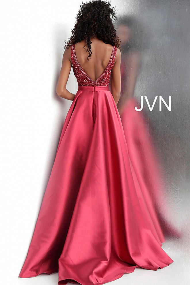 Jovani JVN67198 Size 20 Royal prom dress A Line Ballgown Plus Size