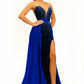 Johnathan-Kayne-2306-royal-evening-pageant-dress-front-strapless-embellished-stretch-velvet-slit-overskirt