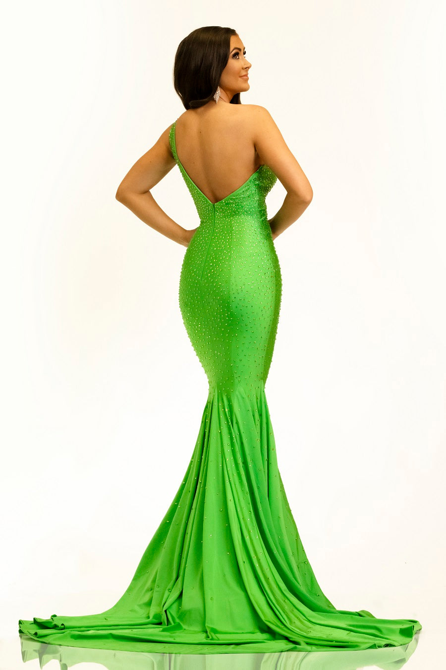 Johnathan Kayne 2318 Size 0 KIWI Prom Dress Pageant Glass Slipper Formals Johnathan Kayne 2318 Size 0 KIWI Prom Dress Pageant Glass Slipper Formals