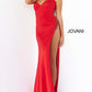Jovani-07138-RED-Evening-pageant-dress-front-strapless-neckline-high-embellished-side-slit
