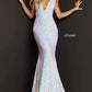 Jovani-59762-BLUSH-NUDE-PROM-DRESS-MERMAID-FITTED-LONG-PLUNGING-NECKLINE-TRAIN NEON