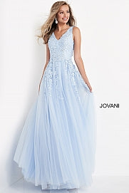 Jovani Kids 00367 is a Long Girls Party Dress, Kids Pageant Gown & Pre Teen Formal Evening Wear gown. This Long Dress Features a V Neckline with wide straps, Floral Applique Embellished Bodice with Embellishments cascading into the A Line Skirt. Great for Flower Girls Dresses, spring formals & Pageant Dresses!