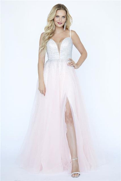 Jolene Collection 19053 Size 4 Baby Pink Prom Dress Pageant Gown