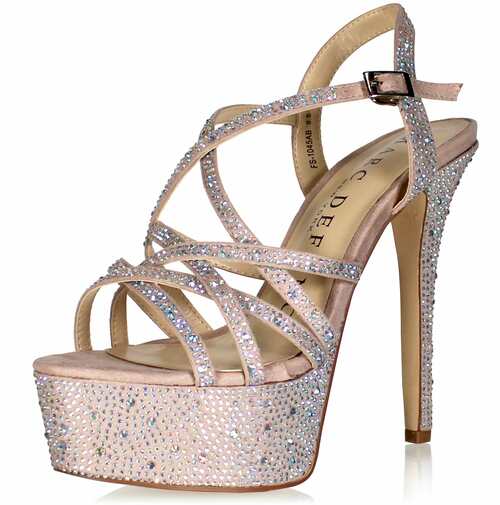 DESCRIPTION Marc Top - AB Crystal FS-1045AB Pageant Heels - Shoes Best seller in pageantry! 6" Heels, 2" Platforms AB crystals heated on over sueded skin tone material  Newly developed platforms, super sturdy on stage  Designed for pageant & model runway Light weight and comfortable, performs amazingly on stage and runway Size run true to size  Available Sizes: 5.5, 6, 6.5, 7, 7.5, 8, 8.5, 9, 9.5, 10, 11