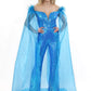 Mark-Defang-8099-Pageant-Jumpsuit-sequin-off-the-shoulder-cape-feathersMarc Defang 8099 This is a long pageant formal wear jumpsuit that is made of sequins and has off the shoulder straps.  The straps are attached to a cape with feathers at the shoulders.  Wow the crowd at your next pageant.  Available colors:  Pink, Turquoise, White, Black, Royal  Available sizes:  00, 0, 2, 4, 6, 8, 10, 12, 14, 16   