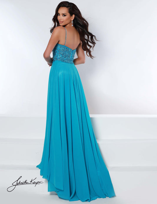 Johnathan Kayne 2447 Size 2 OCEAN Pageant Dress A Line