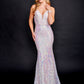 Nina Canacci 7502 Iridescent Sequins Prom Dress
