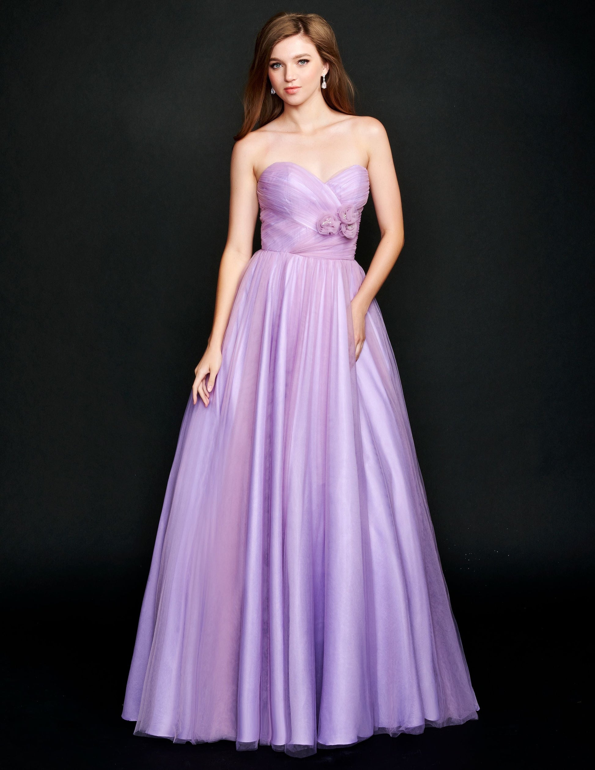 Nina Canacci 6573 Size 6 LAVENDER Ballgown Prom Dress Tulle Glass Slipper Formals Nina Canacci 6573 Size 6 LAVENDER Ballgown Prom Dress Tulle Glass Slipper Formals