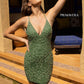 Primavera-Couture-3138-Sage-Green-Homecoming-Dress-front-beaded-fitted-v-neckline-backless