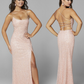 Primavera-Couture-3290-Blush-Prom-Dress-front-back-sequins-scoop-neckline-lace-up-tie-back-slit