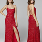 Primavera-Couture-3290-Red-Prom-Dress-front-back-sequins-scoop-neckline-lace-up-tie-back-slit