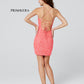 Primavera-Couture-3351-Coral-Cocktail-Dress-Back-Sequin-fitted-short-homecoming-scoop-neckline-lace-up-back-backless