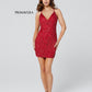 Primavera-Couture-3352-Red-Cocktail-Dress-front-v-neckline-sequins-short-backless