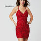 Primavera-Couture-3353-Red-Cocktail-Dress-Fitted-Sequins-open-Back