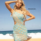 Primavera-Couture-3504-Nude-Turquoise-Cocktail-Dress-Front-Fitted-Short-Sequins-Homecoming-Dresses-Glass-Slipper-Formals-Lake-City-Florida