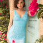 Primavera-Couture-3514-Turquoise-Cocktail-Dress-Back-beaded-wide-waistband-wide-straps