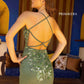 Primavera-Couture-3516-Sage-Green-Cocktail-Dress-v-neckline-sequins-backless-straps
