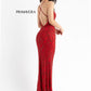 Primavera-Couture-3721-red-prom-dress-back-long-beaded-v-neckline-slit-crisscross-back