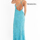 Primavera-Couture-3721-turquoise-prom-dress-back-long-beaded-v-neckline-slit-crisscross-back