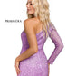 Primavera Couture 3849 size 6 Lilac Homecoming dress Fitted sequin beaded short cocktail dress