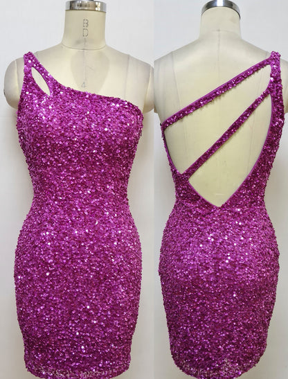 Primavera Couture 3573 This is a Super Amazing Cocktail Dress.  This Fresh Style has a one shoulder double strap that wraps across the open back.  It is fitted and sequined in all of the hottest colors.  Great for cocktail hour, party, homecoming dress.  Available colors:  Baby Pink, Black, Blue, Bright Blue, Emerald, Fuchsia, Gold, Ivory, Lilac, Midnight, Neon Coral, Neon Pink, Neon Sage, Orange, Purple, Red, Turquoise  Available sizes:  00-18