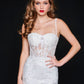 Nina Canacci 6556 Long Mermaid Prom Pageant Gown Wedding Dress Bridal Gown  Available Size 4  Available Color- Ivory