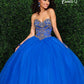 Camila Q Quinceanera Dress Size 14 Red Gold Ball Gown Formal Dress