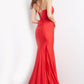 Jovani JVN07643 Red Prom Dress size 10 Sweetheart Neckline Corset Back JVN 07643