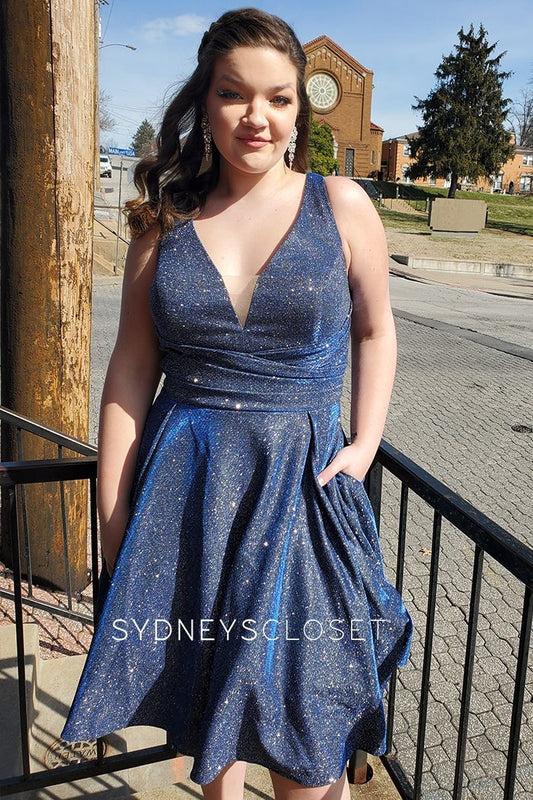 metallic dresses for sale Center of Attention Liquid Purple Metallic Dress, S