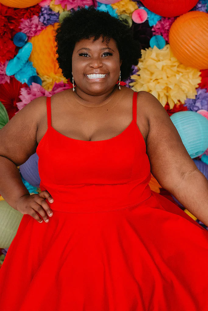 Sydneys Closet SC8115 Size 20 Red Plus Size Satin A Line Formal Cockta Glass Slipper Formals Sydneys Closet SC8115 Size 20 Red Plus Size Satin A Line Formal Cockta Glass Slipper Formals