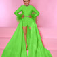 Sugar-Kayne-C136-Lime-green-girls-pageant-romper-embellished-with-overskirt