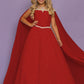 Sugar-Kayne-C136-Red-girls-pageant-dress-ballgown-with-embellished-cape