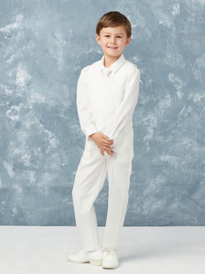 Boy's 5 Piece SLIM FIT Tuxedo Set - Choose Your Color & Size 4020