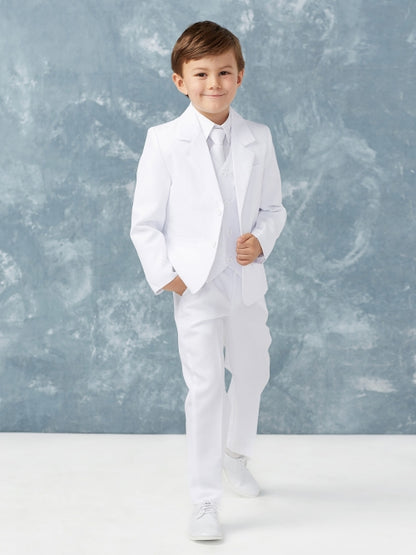 Boy's 5 Piece SLIM FIT Tuxedo Set - Choose Your Color & Size 4020