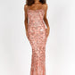 Vienna Prom Dress 8839 Sequined Design Prom Dress