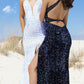Vienna Prom Dress 8854 Backless Sequined Evening Gown