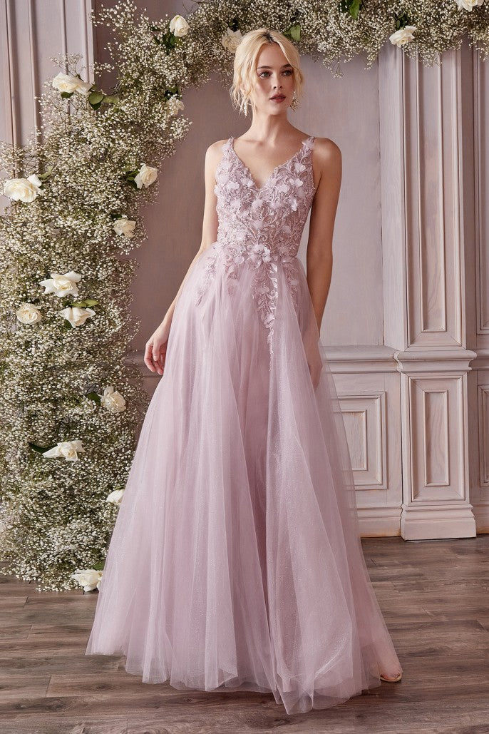 Ladivine CD 0181 Long A Line Sheer Shimmer 3D Floral Lace Prom Dress V Neck Formal Gown is designed for special occasions. This elegant designer piece is crafted from layered tulle and embellished with beaded lace and three-dimensional flowers blooming from the bodice, creating a fairytale effect. It also features a V-neckline and open swoop back, making it a timeless piece perfect for Prom or any formal event.  Sizes:   Colors: XS-3X (Size Chart in Pictures)