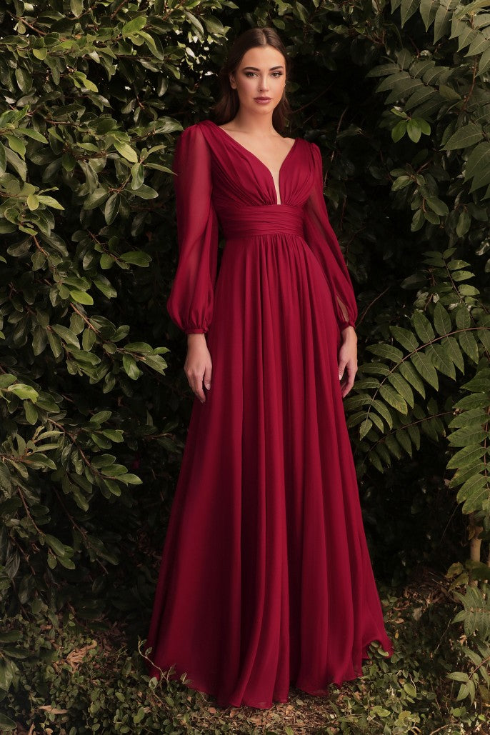 CD 0192 Size 8, 14 Long A Line Chiffon Long Sleeve Mother Of Dress Wed Glass Slipper Formals CD 0192 Size 8, 14 Long A Line Chiffon Long Sleeve Mother Of Dress Wed Glass Slipper Formals