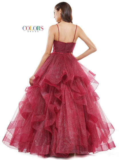 Colors Dress 2381 Prom and Pageant Gown Dress Ballgown Layers