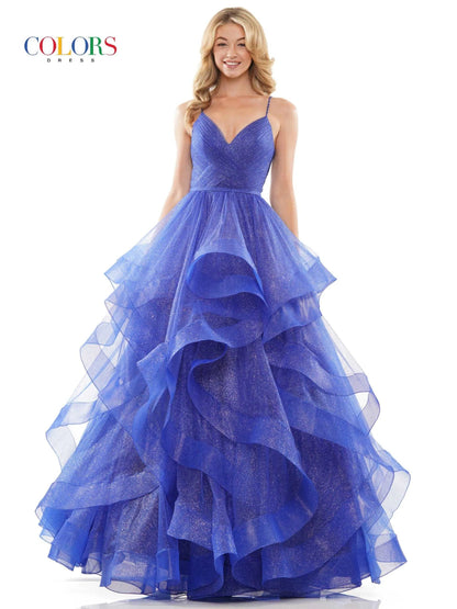 Colors Dress 2381 Prom and Pageant Gown Dress Ballgown Layers