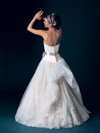Mon Cheri Couture ST1730S Size 16 Tulle Lace Ballgown Wedding Dress Bridal Gown