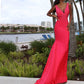 Johnathan Kayne 9213 Size 2, 4, 8, 14 Crystal Embellished Long Fitted Prom Dress Evening Gown