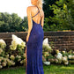 Primavera Couture 3212 Size 2 Royal Blue Prom Dress Pageant Gown